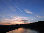 Evening Cruising the Seine
